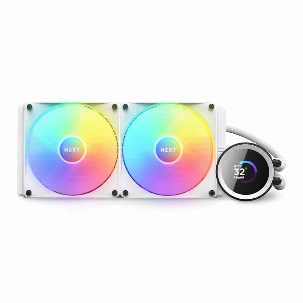 NZXT Kraken 280 RGB White All In One 280mm Intel/AMD CPU Water Cooler (2023 Edition)
